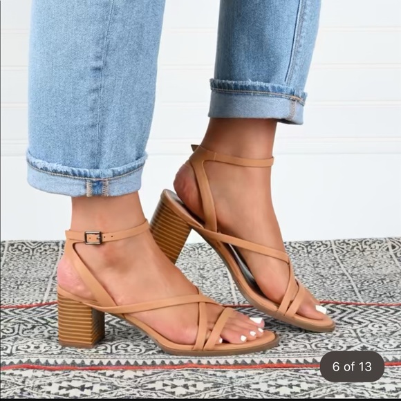 ✨Summer/spring Tan block heel✨ - Picture 2 of 6